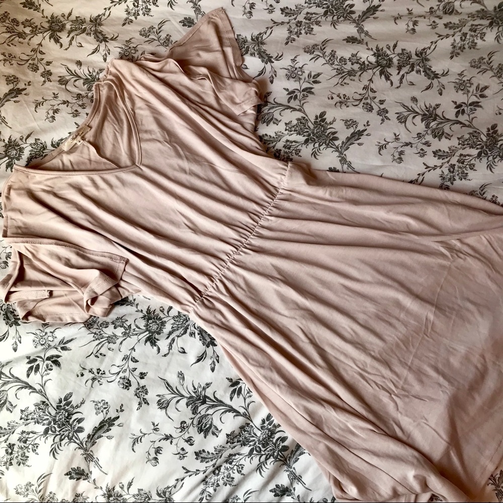 Super Soft Simple Baby Pink Sundress